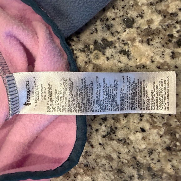 Cotopaxi Women's Amado Fleece Pullover Pink and Grey - Small - Picture 6 of 6